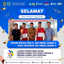 JUARA 3 LKS-AUTO MOBIL REPAIR DAN CAR PAINTING TK. KABUPATEN KENDAL